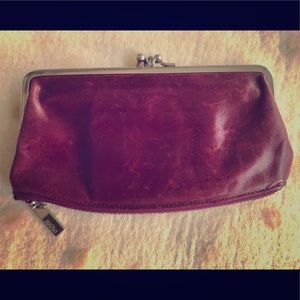 HOBO Millie Frame Zipper-Bottom Wallet